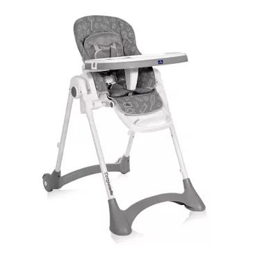   Lorelli Campanella multifunkciós etetőszék - Grey Candy PU Leather