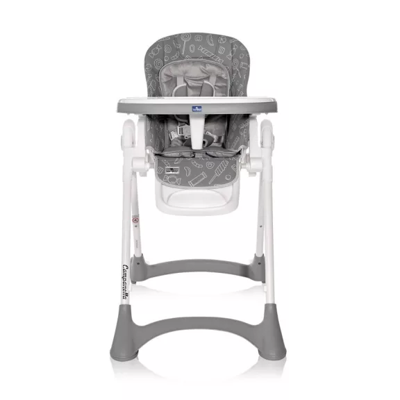 Lorelli Campanella multifunkciós etetőszék - Grey Candy PU Leather