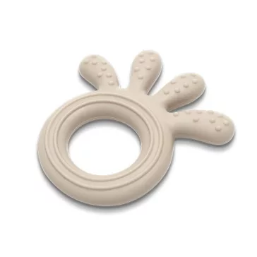 Lorelli Polip természetes szilikon rágóka - Beige