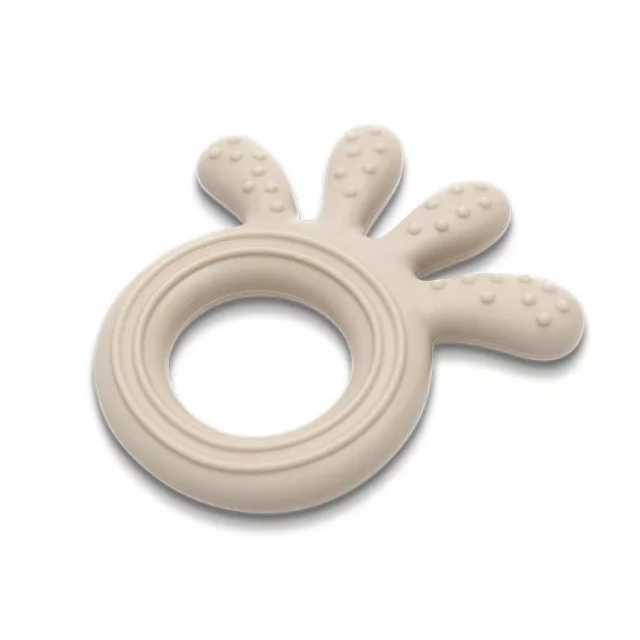 Lorelli Polip természetes szilikon rágóka - Beige