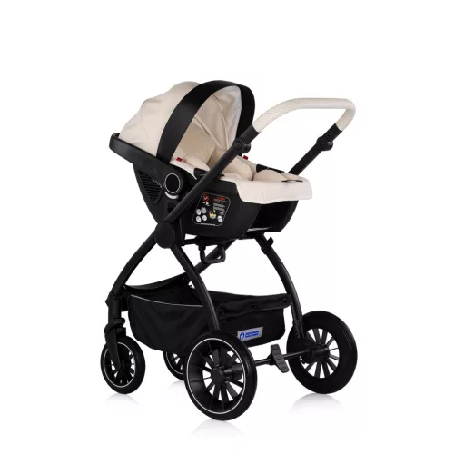 Chipolino Prestige 3az1-ben multifunkciós babakocsi - Latte
