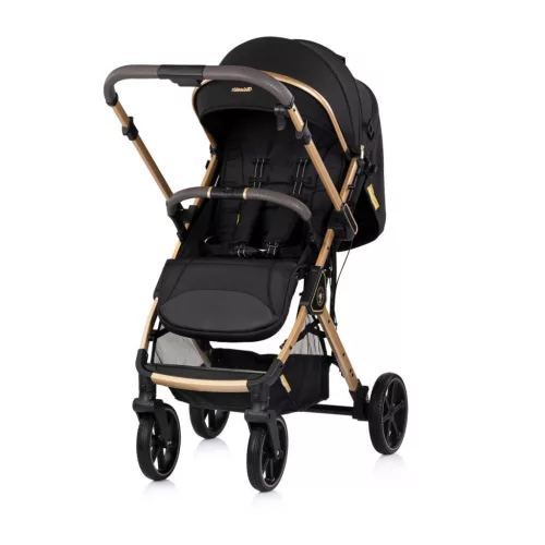 Chipolino Omnia átfordítható sport babakocsi - noir