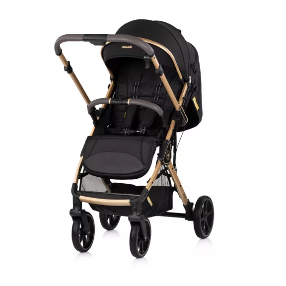 Chipolino Omnia átfordítható sport babakocsi - noir
