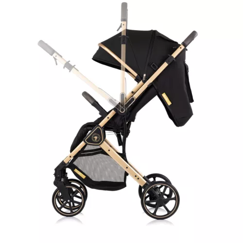 Chipolino Omnia átfordítható sport babakocsi - noir