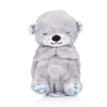 Chipolino Otter zenélő plüss játék - grey