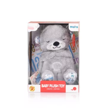 Chipolino Otter zenélő plüss játék - grey