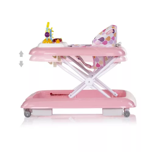 Chipolino Baby Steps zenélő bébikomp - Pink