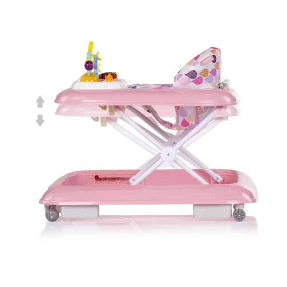 Chipolino Baby Steps zenélő bébikomp - Pink