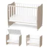 Lorelli Stars ringatható kiságy 60x120 - White / Amber