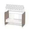 Lorelli Stars ringatható kiságy 60x120 - White / Coffee