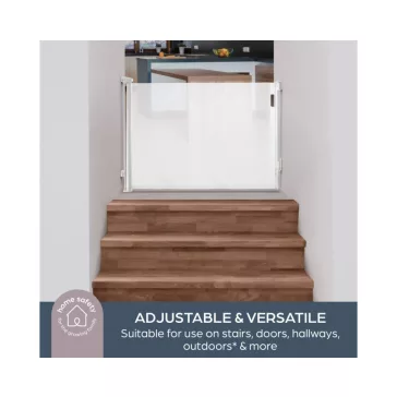   Dreambaby Glide 'n' hide xtra biztonsági ajtórács 140 cm-ig - fehér