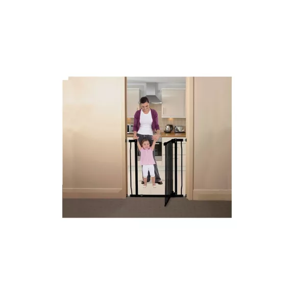 Dreambaby Liberty extra magas biztonsági kapu 75-81 cm - fekete