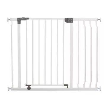   Dreambaby Liberty biztonsági kapu - fehér 75 cm-81 cm magas és 1 x 18 cm hosszabbítás
