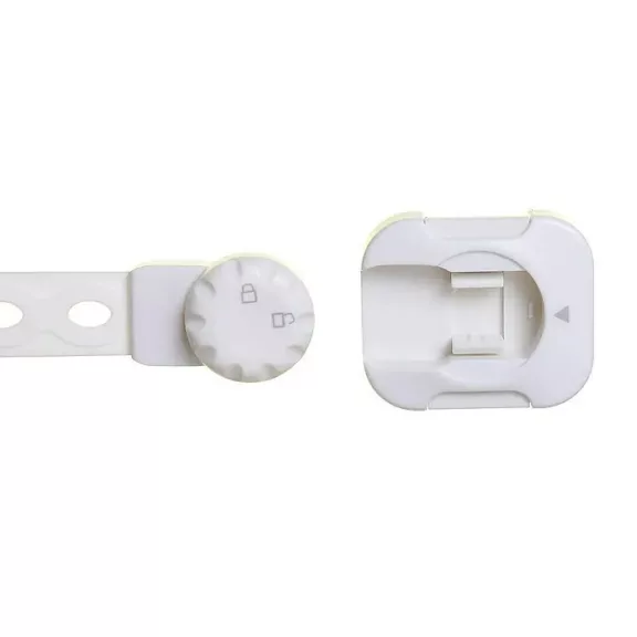 Dreambaby Twist 'n lock multifunkciós zár 2 db - fehér