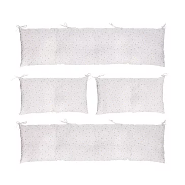   Chipolino 9 részes ágynemű garnitúra paplanhuzattal 60/120 - Beige stars