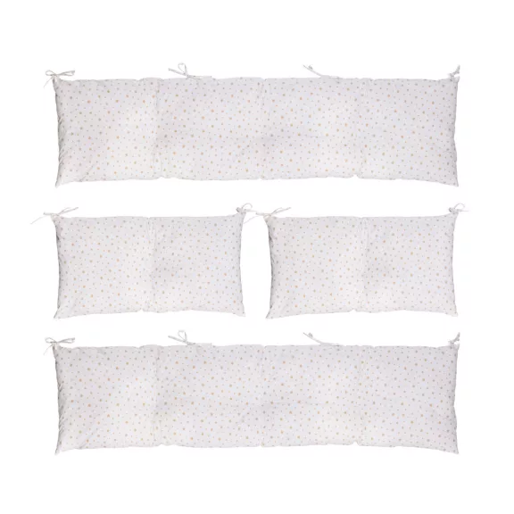 Chipolino 9 részes ágynemű garnitúra paplanhuzattal 60/120 - Beige stars