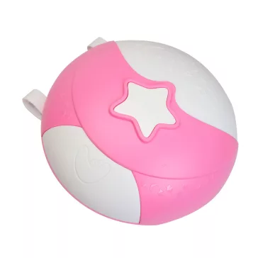 Chipolino Multifunkciós éjjeli lámpa - Star pink
