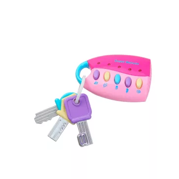 Chipolino Gyerekjáték távirányító és kulcsok - pink