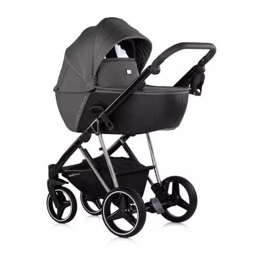 Chipolino Imperium 3 az 1-ben újszülött babakocsi - Charcoal