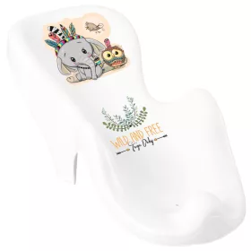   Chipolino Wild & Free babatartó kádba - Little Elephant white/green