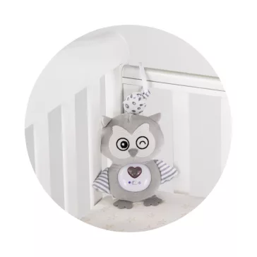 Chipolino babakocsi/kiságy játék - Owl