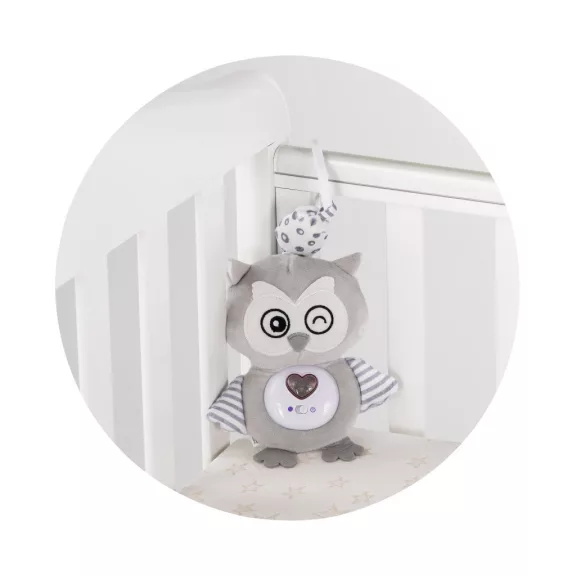 Chipolino babakocsi/kiságy játék - Owl
