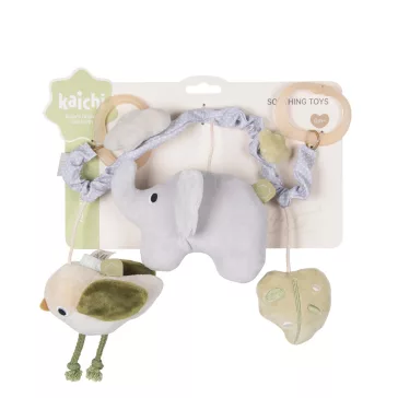 Chipolino Babajáték babakocsira és kiságyra - Elephant
