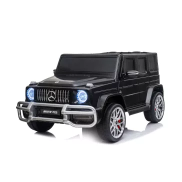   Chipolino Mercedes AMG G63 elektromos autó 2 üléssel - black leather