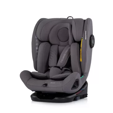   Chipolino Techno iGrow autósülés Isofix 40-150cm - charcoal