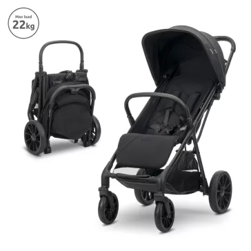 Lorelli Nuvella sport babakocsi 22kg-ig - Black