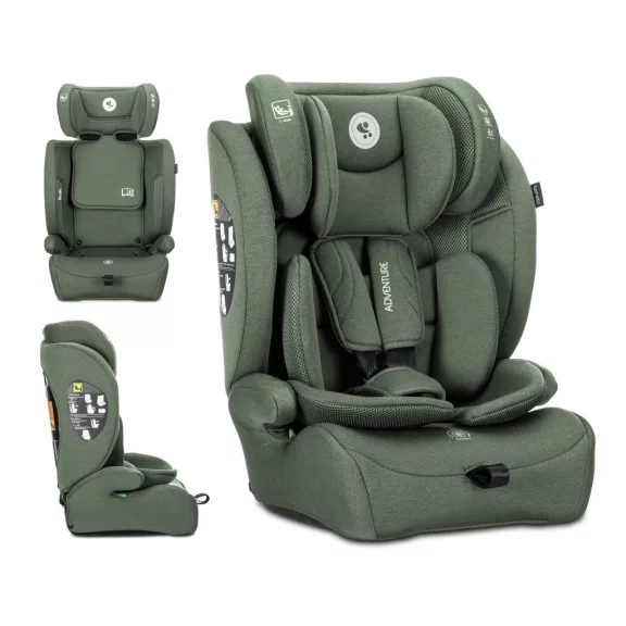 Lorelli Adventure autósülés i-Size 76-150cm - Green (doboz nélküli)