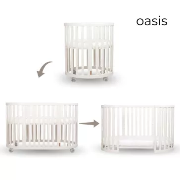 Espiro Oasis Fa kiságy - 01 White