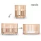Espiro Oasis Fa kiságy - 11 Light wood