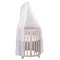 Espiro Baldachin tartóval Oasis kiságyhoz - Cashmere / White