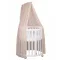 Espiro Baldachin tartóval Oasis kiságyhoz - White / Beige