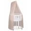 Espiro Baldachin tartóval Oasis kiságyhoz - White / Beige