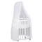 Espiro Baldachin tartóval Oasis kiságyhoz - White / White