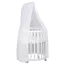 Espiro Baldachin tartóval Oasis kiságyhoz - White / White