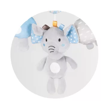 Chipolino Happy Elephant zenélő forgó - blue