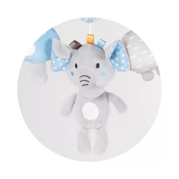 Chipolino Happy Elephant zenélő forgó - blue