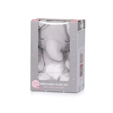 Chipolino Lélegző zenélő plüss játék - Baby elephant