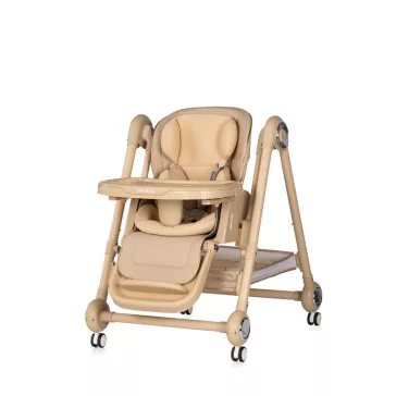   Chipolino Melba 2in1 multifunkciós etetőszék és hinta - latte