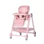 Chipolino Melba 2in1 multifunkciós etetőszék és hinta - powder pink