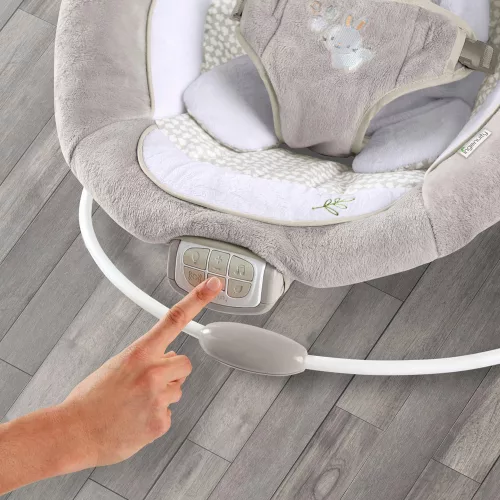 INGENUITY Rezgő pihenőszék dallamokkal és fénnyel, Twinkle Tails™, 0 hó+, 9 kg -ig
