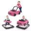 Bright Starts Bébikomp, 3in1 Ford Mustang, Pink, 6 hó+, 12 kg-ig