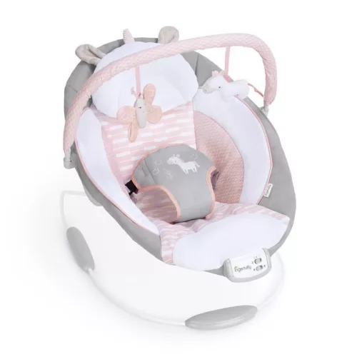 INGENUITY Rezgő pihenőszék dallamokkal, Flora the Unicorn™, 0 hó+, 9 kg-ig