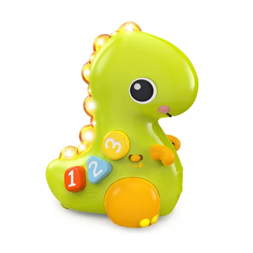 Bright Starts Játék zenélő, világító, mozgó dino, 6 hó+