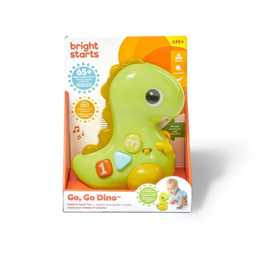 Bright Starts Játék zenélő, világító, mozgó dino, 6 hó+