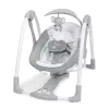INGENUITY Átalakítható rezgő hinta dallamokkal és adapterrel, Swell™, 2in1, 0 hó+, 9 kg-ig