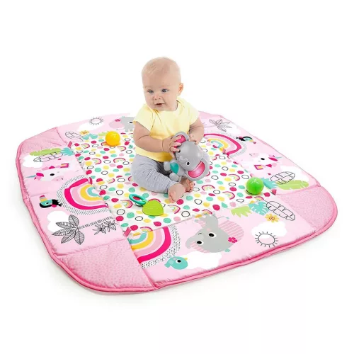 Bright Starts Játszószőnyeg, 5in1 PiP Your Way Ball Play™, Rainbow Tropics™, 0 hó+